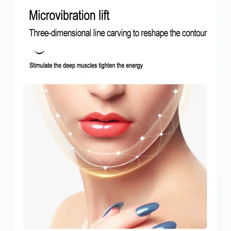 Facial Lifting Device with LED Photon Therapy