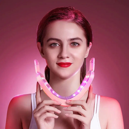 Facial Lifting Device with LED Photon Therapy